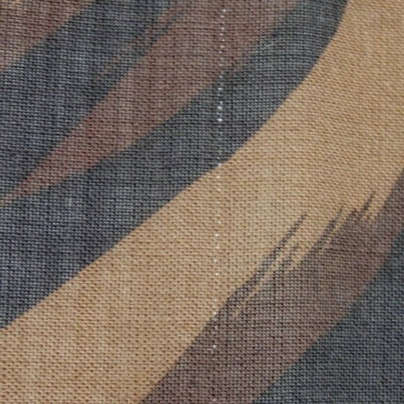 Authentic YVES SAINT LAURENT Tiger print large size scarf wool/silk [Used] - Picture 7 of 9